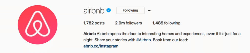 Airbnb social media marketing strategy